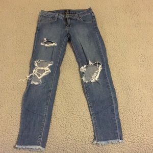 Just Black skinny jeans. Size 24